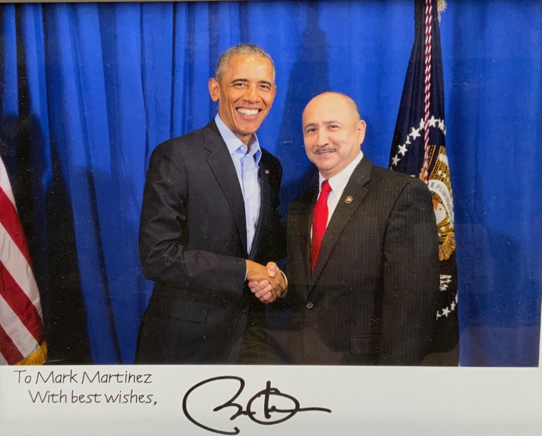 President Obama with Mark